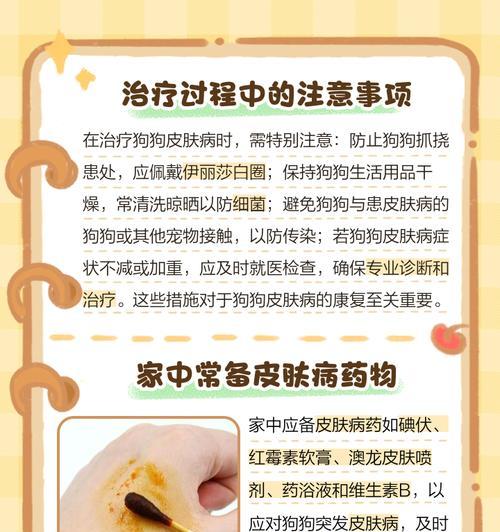治疗狗皮肤病的时间及方法探究（狗皮肤病治愈所需时间因个体差异而异）